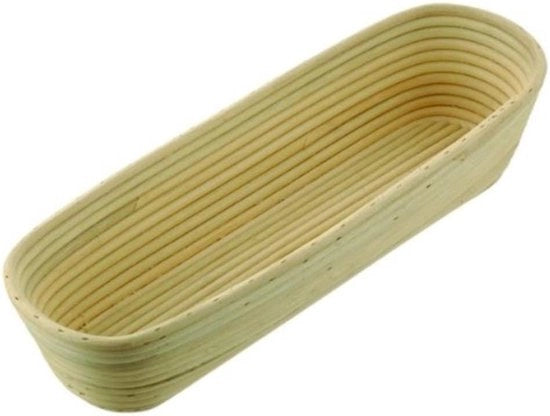 Cesta per la lievitazione del pane in forma ovale - Capacità 1000g - Cesta per la lievitazione del pane