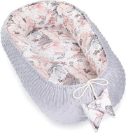 Babyculla Bumper Reiswieg 100% cotone Anti-allergico - culla portatile per bambini \ Nest per neonati 90x50cm