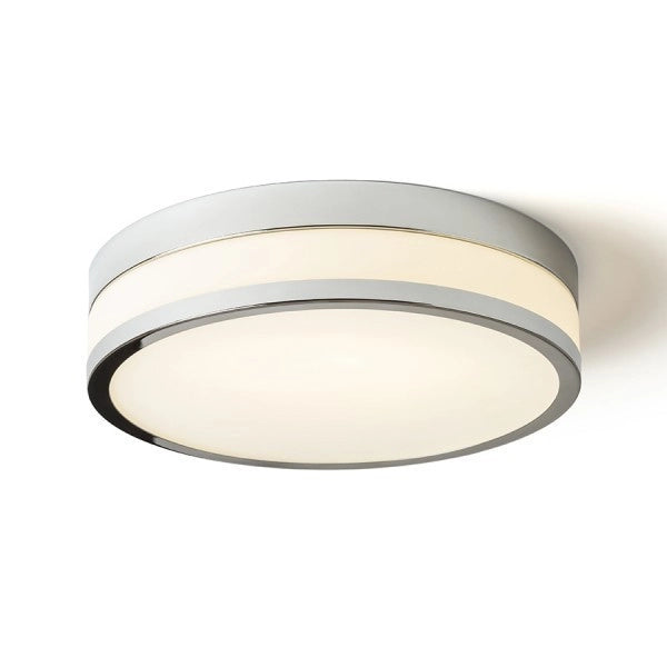 Plafoniera CIRA LED 35 da soffitto  vetro opalino/cromo 230V LED 24W IP44  3000K