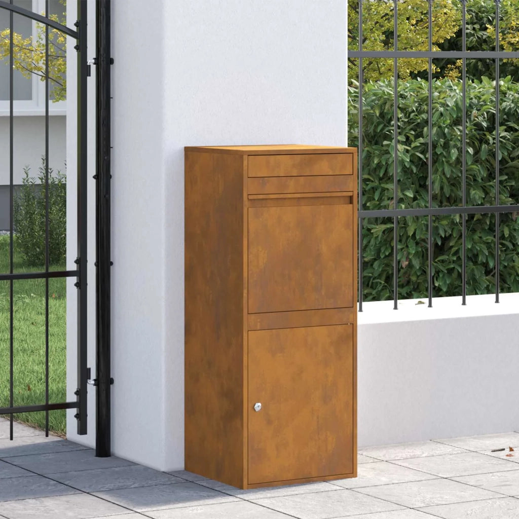 Cassetta per pacchi con archiviazione Ruggine 41 x 38 x 103 cm 874939