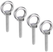 Occhielli di fissaggio M10 - 4 pezzi - Acciaio inossidabile 304 - Materiale di fissaggio - Diametro 8 mm - Altezza complessiva 80 mm - Occhiello di fissaggio