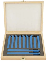 Set di trapani a mano 11 pezzi - Attrezzi da taglio in acciaio duro - Trapano a viti 10 mm - Trapano a testa fissa - Cassetto di conservazione in legno - Alta resistenza all'usura