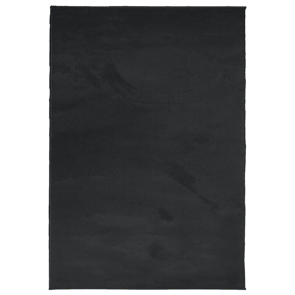 Tappeto OVIEDO a Pelo Corto Nero 140x200 cm