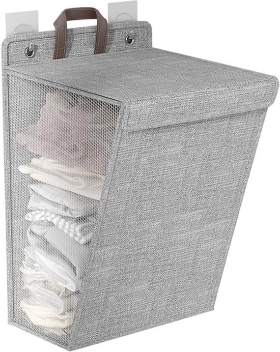 Asciugamani Portatile con Coperchio - Asciugamani per Bagno Opachi - 48*36*12cm - Asciugamani per Bagno - Sac di Peso - per Bagno, Camera da Letto - Asciugamani per Campeggio - Bagaglio da Viaggio - Asciugamani Pieghevoli