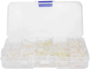 Kit di fissaggio nylon con set di viti a 5 punte - 300 viti M3 in nylon - 300 pezzi.
