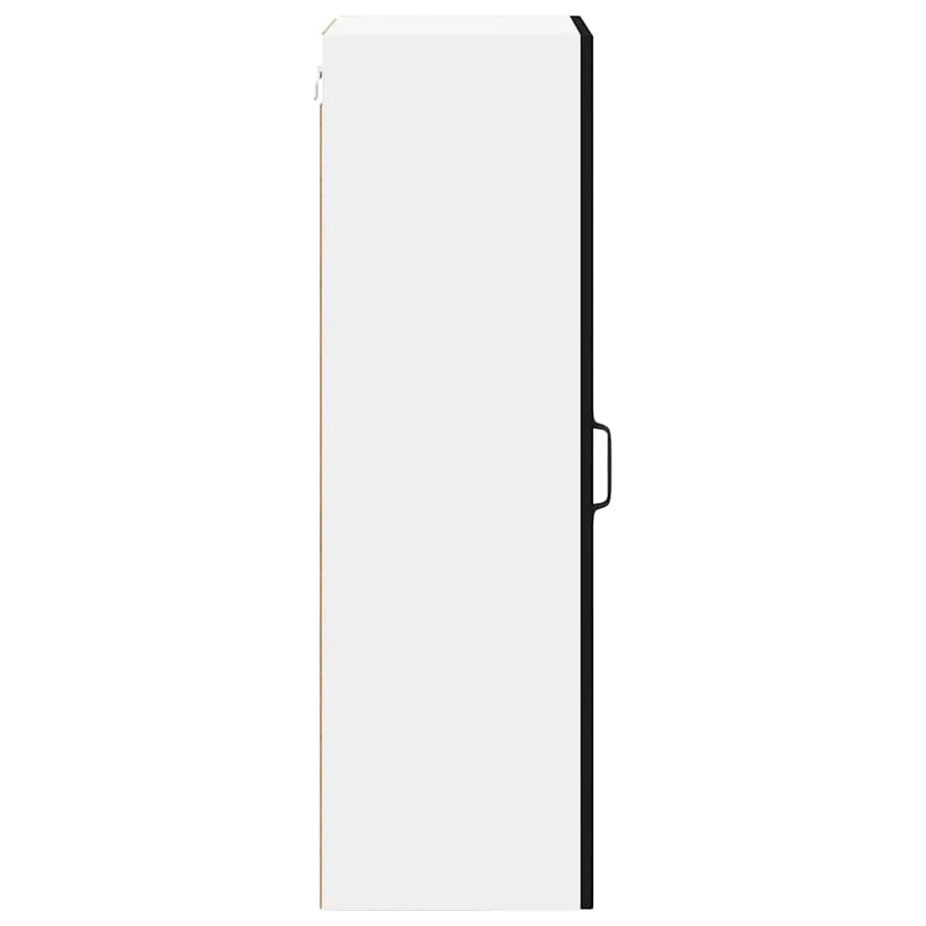 Mobile da cucina dal design moderno con pratico spazio contenitivo 40 x 31 x 100 cm in legno composito nero 02_0053794