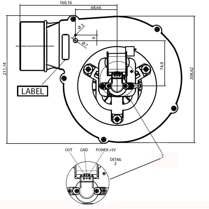 ESTRATTORE VFC1-160/S C/ENCODER 260905 emmevi fergas