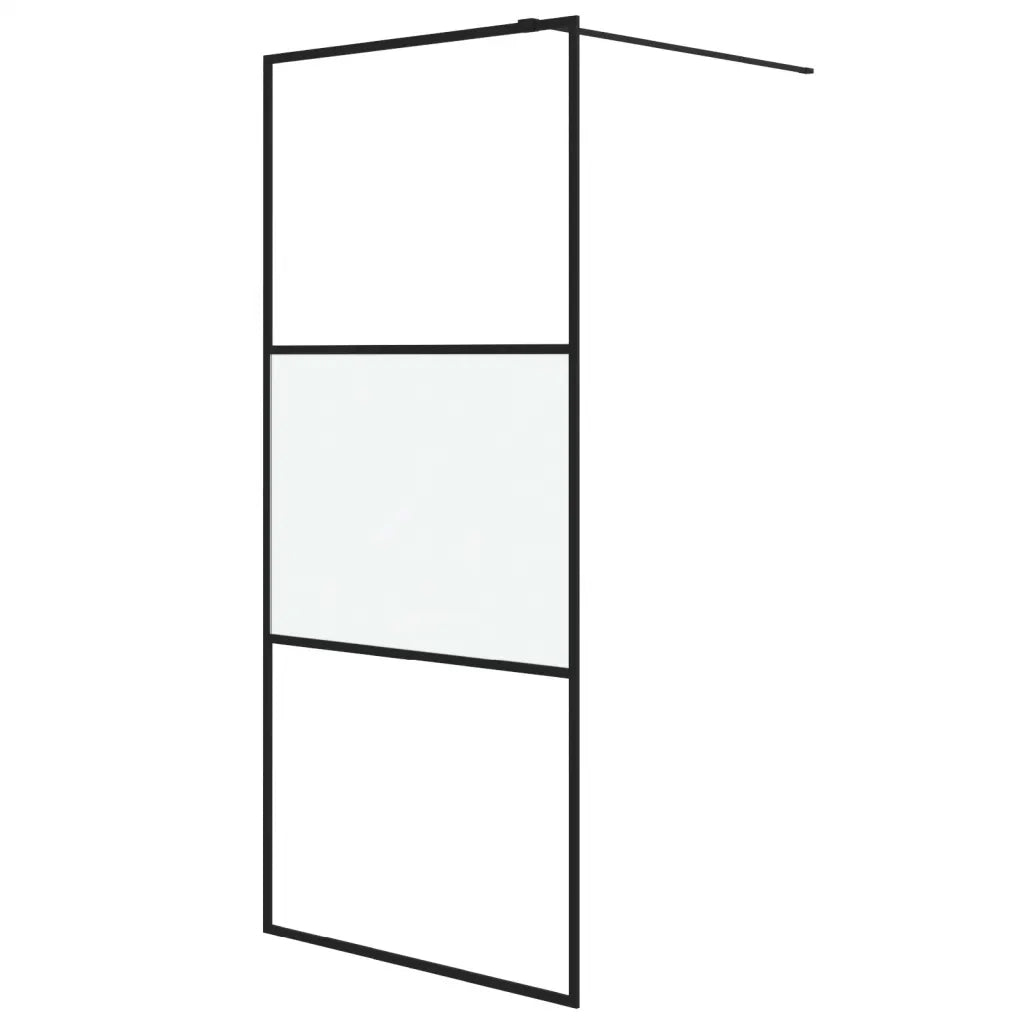Parete Doccia Walk in 90x195 cm Vetro Semi Smerigliato ESG
