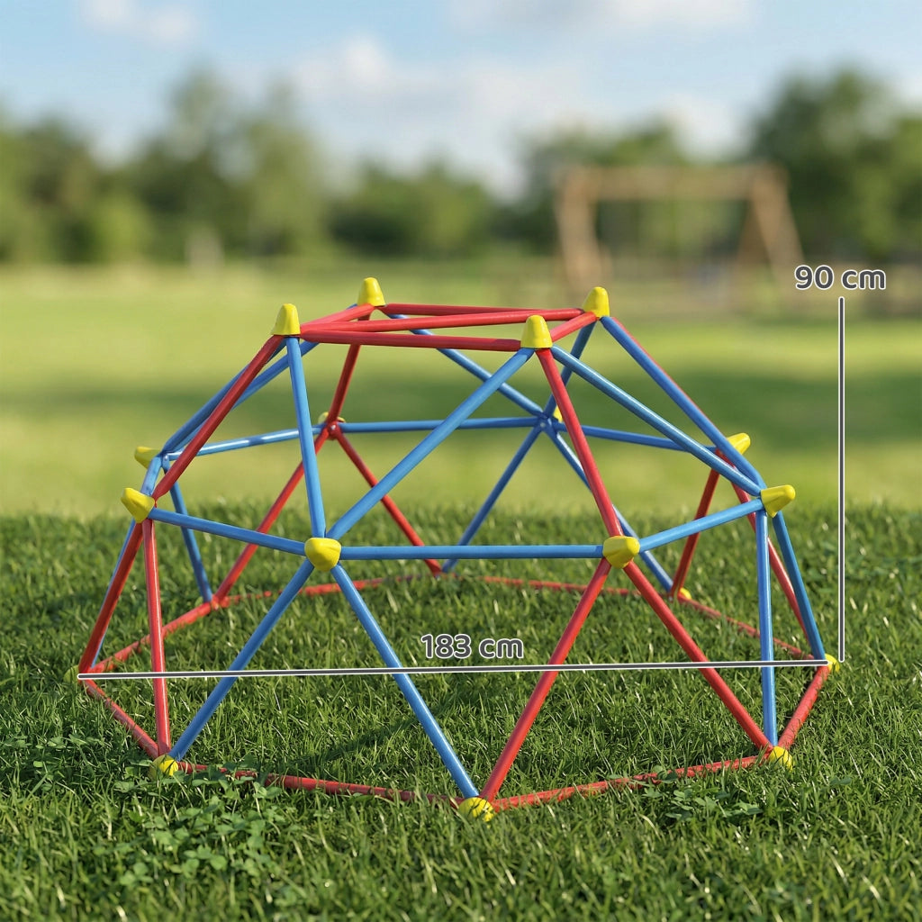 Casetta per Arrampicata Bambini ¨C Zephmum ¨C Struttura in Metallo ?183x90cm Multicolore
