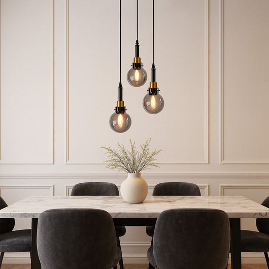 Lampada APP1125-3CP Black Gold