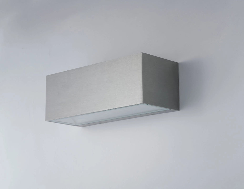 APPLIQUE BIEMISSIONE LED TWIN NIKEL 35W 4440LM 4000K IP54 30X10,8X12CM