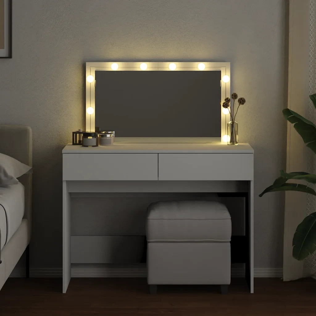 Toeletta con LED Bianco 100x40x120 cm