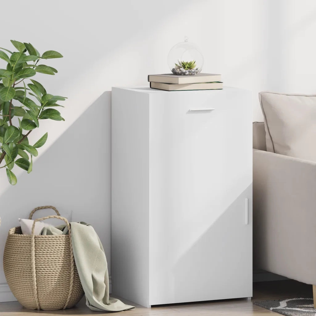 Credenza | Madia | Buffet da pranzo | Armadio da pranzo Bianca 50x42,5x93 cm in Legno Multistrato