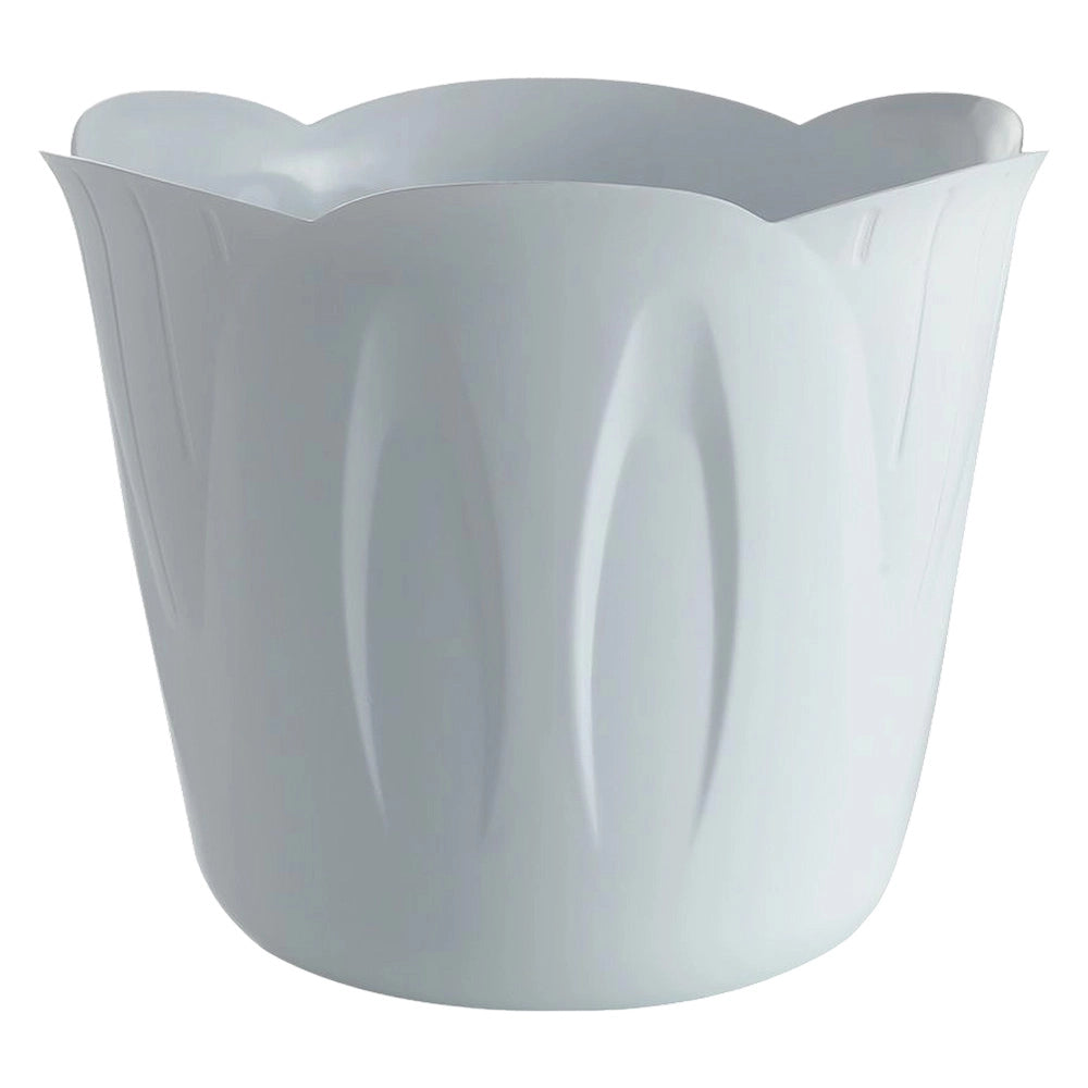 VASO TONDO Ø 30 x h.24 cm - Lt. 9 - bianco  - BAMA