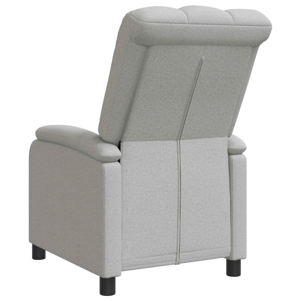 Divano Sedia-Poltrona reclinabile Grigio Nuvola Tessuto 346325