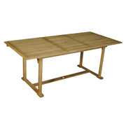 TAVOLO RETTANGOLARE ALLUNGABILE LEGNO ACACIA 150/200X90X76 CM