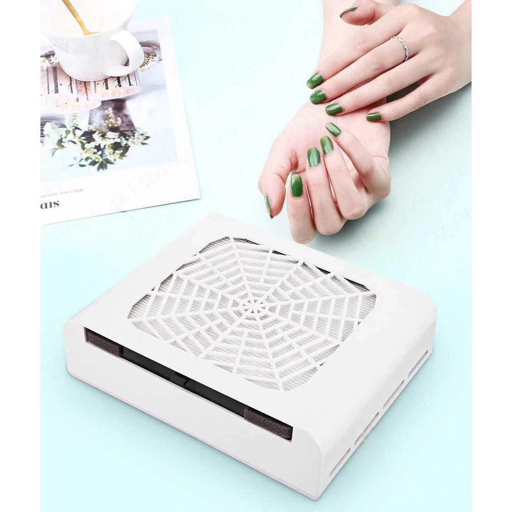 Trade Shop - Aspirazione Per Unghie Manicure Pedicure Da Tavolo 40 Watt Estetista 858-15 -