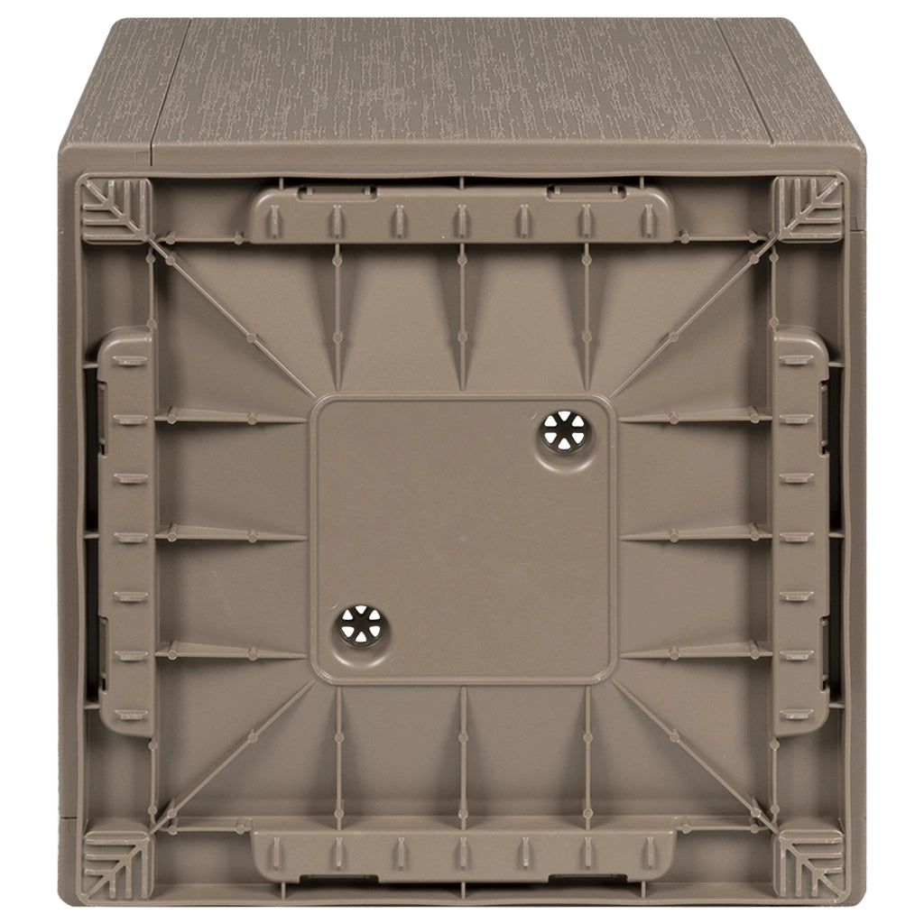 Fioriera da Giardino  Marrone Chiaro 36x36x35 cm in PP