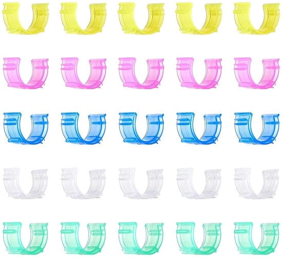 Clip per tazza per lavatrice - Clip per tazza per lavatrice - Clip per tazza per lavatrice - Clip per protezione filo - Clip per filo - Materiale plastico - Duraturo e riciclabile - Clip per tazza per lavatrice