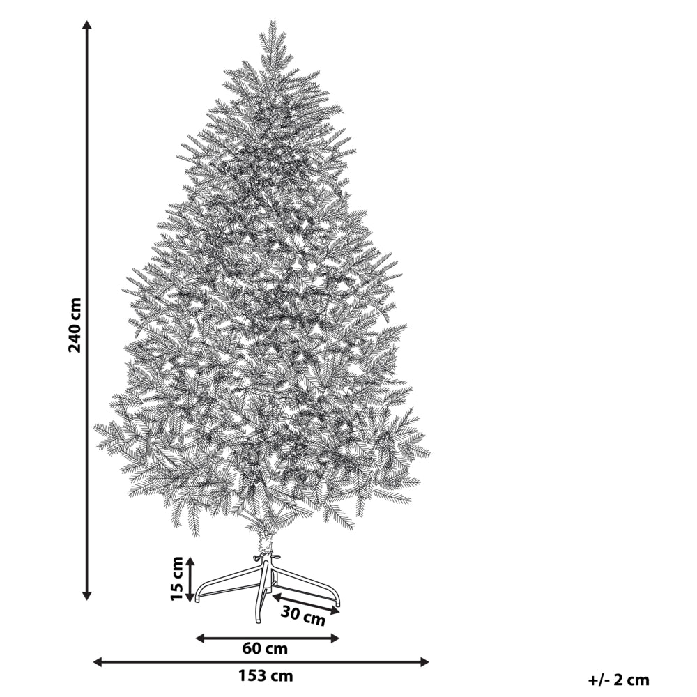 Albero di Natale Artificiale Verde Tradizionale Base Metallo PVC 180 cm stile classico tradizionale