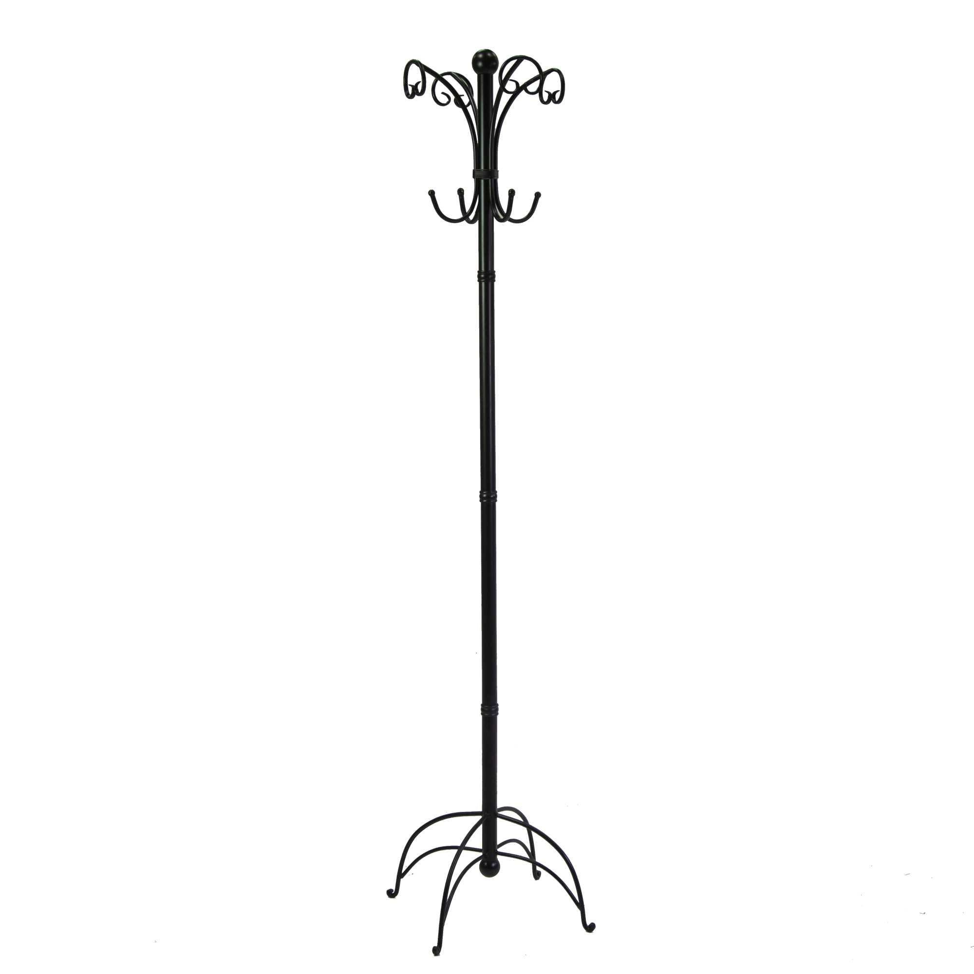 Appendiabiti a Stelo Ø45xh180 cm in Metallo Nero