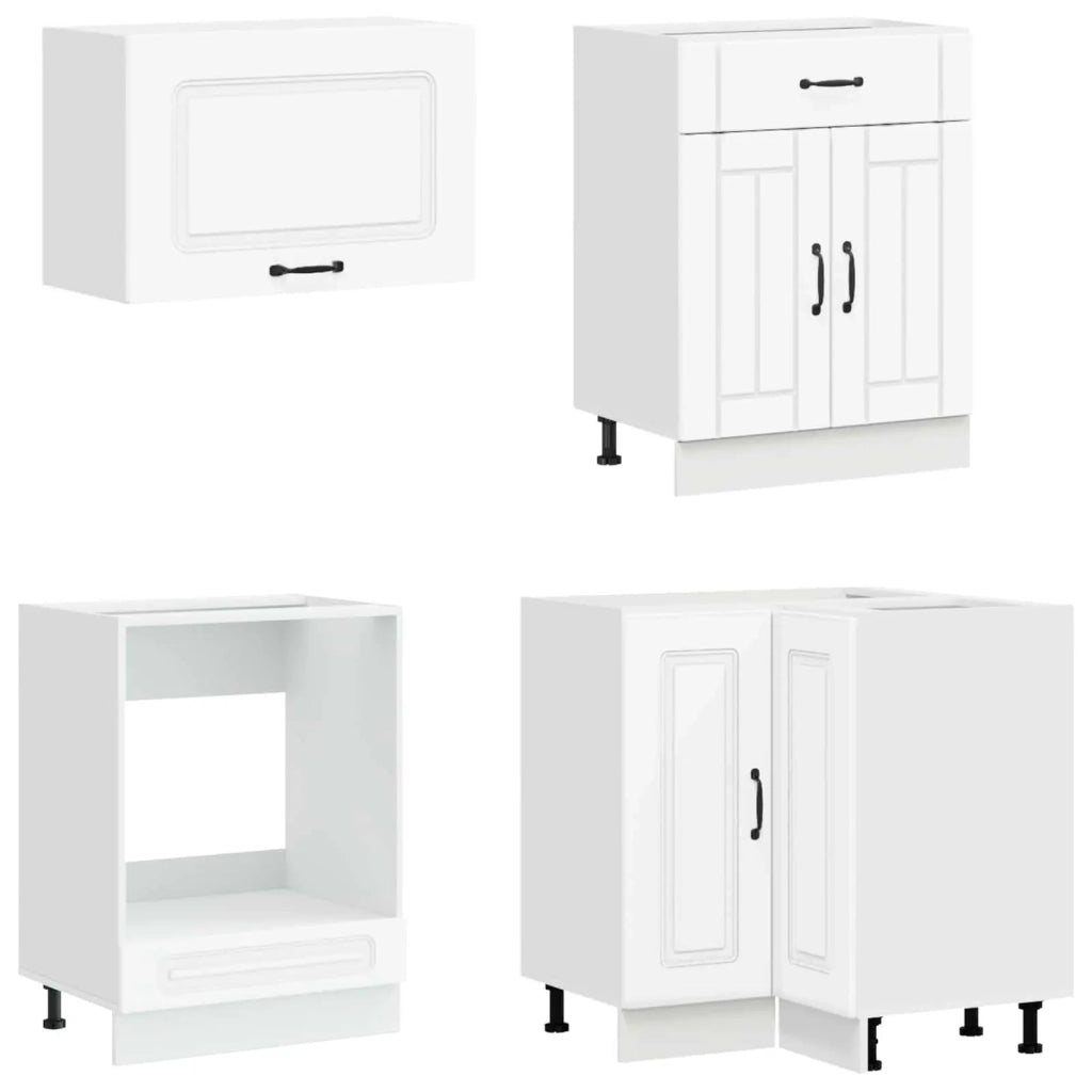 Unità Cucina KALMAR 8 pcs Bianco Legno ingegnerizzato 3438457