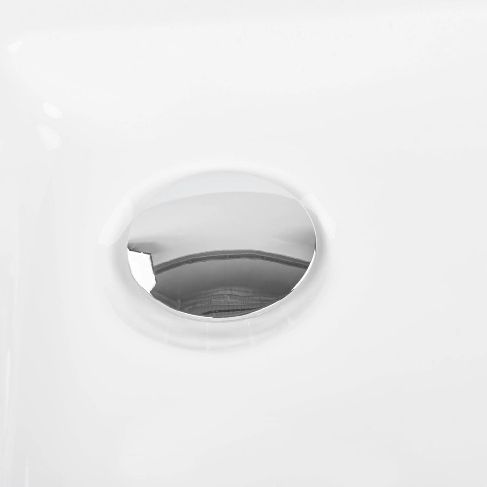 Piatto doccia con scarico Bianco Acrilico ABS Materiale sintetico 80 x 80 x 5 cm Minimalista