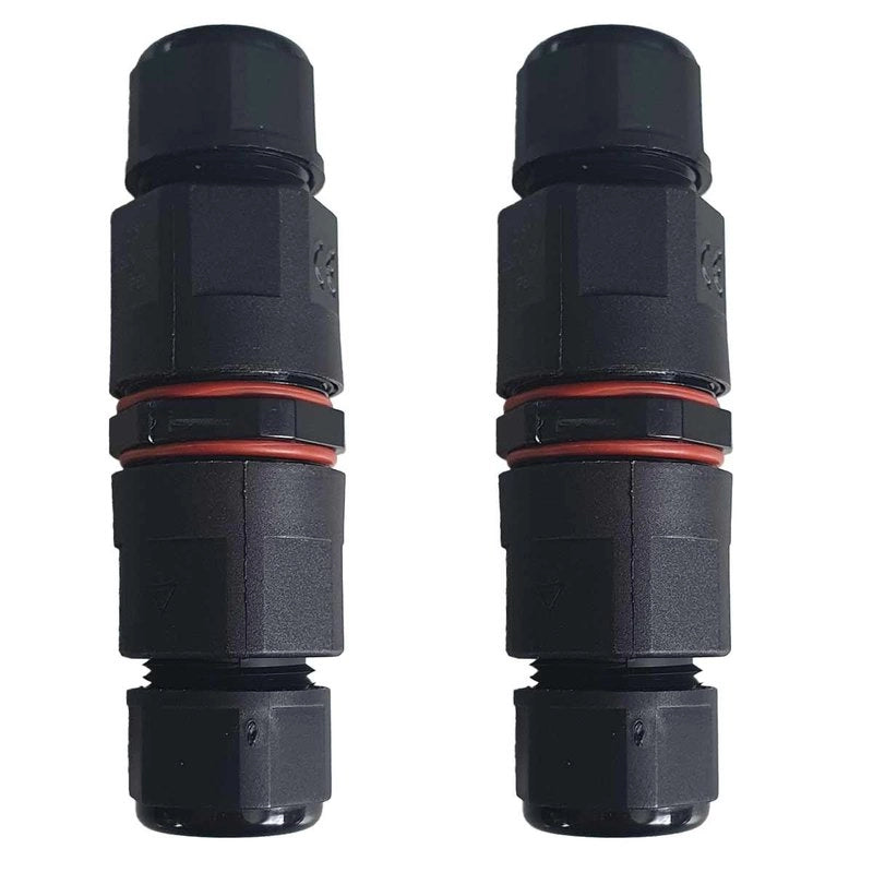 2 Connettori Veloce IP68 Forma I Manicotto Collegamento Cavo Esterno 5P 97x30mm