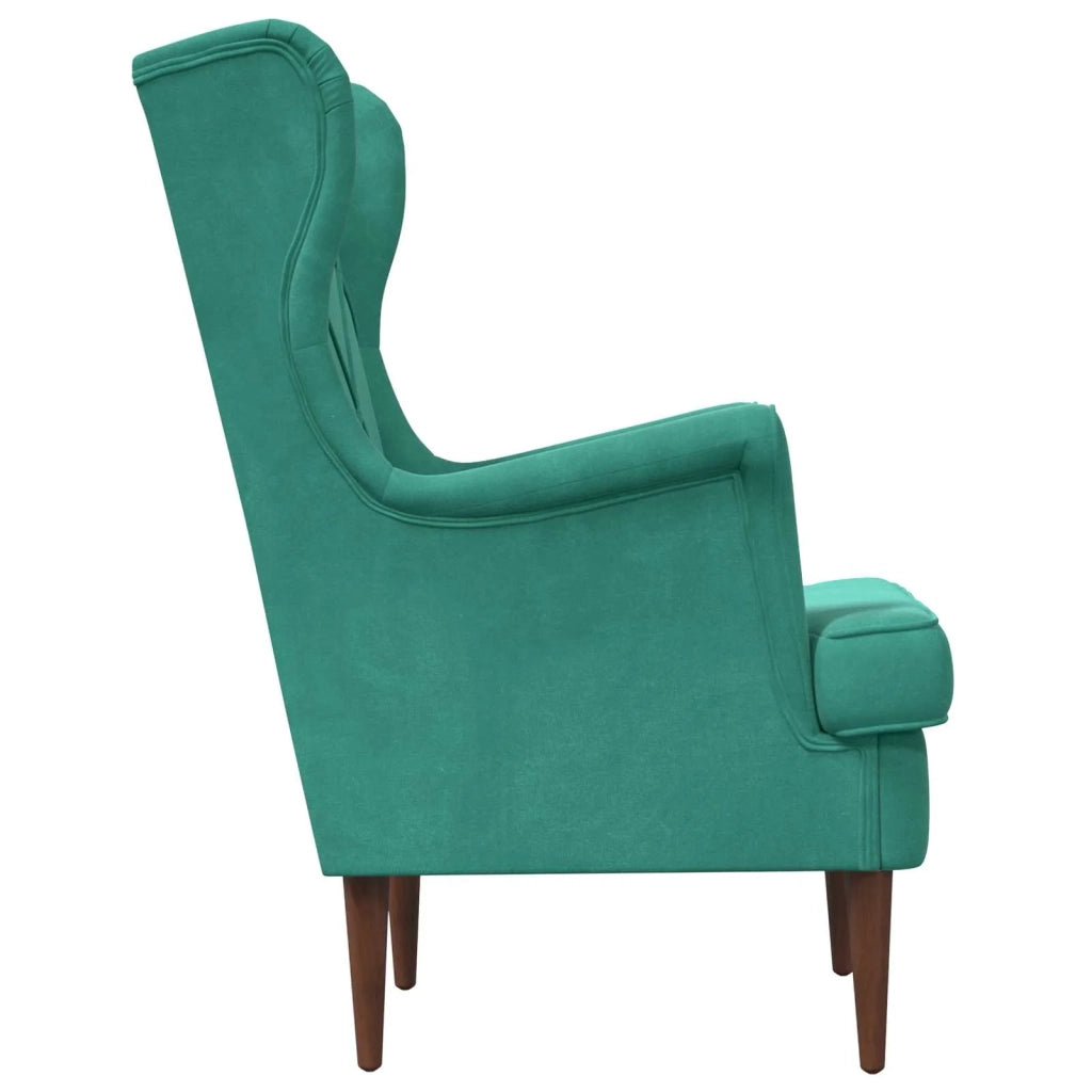Poltrona Turchese Velluto