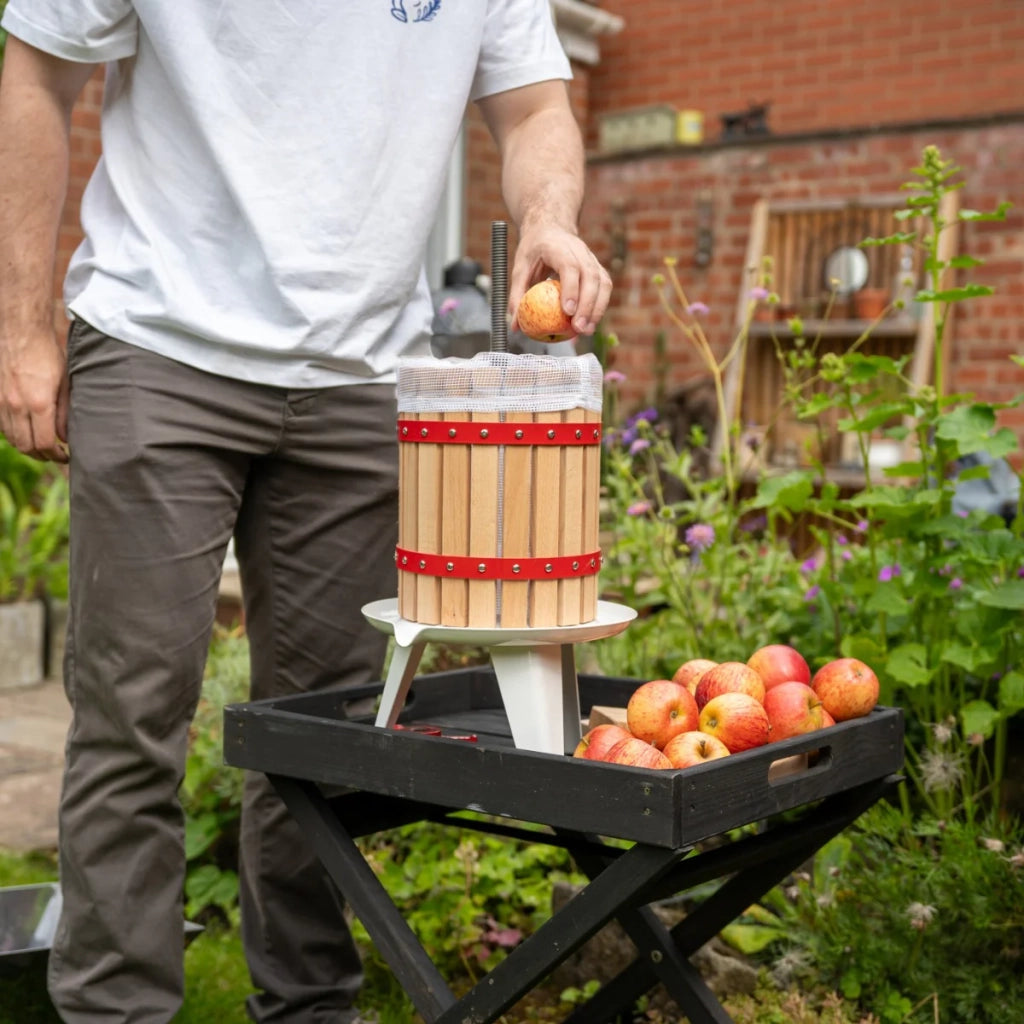 Pressa per Frutta 12 Litri e Trituratore 7 Litri per Fare Succo, Sidro e Vino