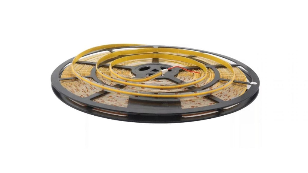 Striscia LED 10w 24V COB 840lm/mt Luce Fredda 6500k 8MM 50 metri IP20