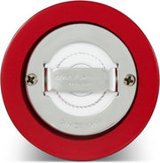 Molinello da sale - finitura lucida rosso - meccanismo ceramico non corrosivo - seta di legno di faggio regolabile - 180 mm