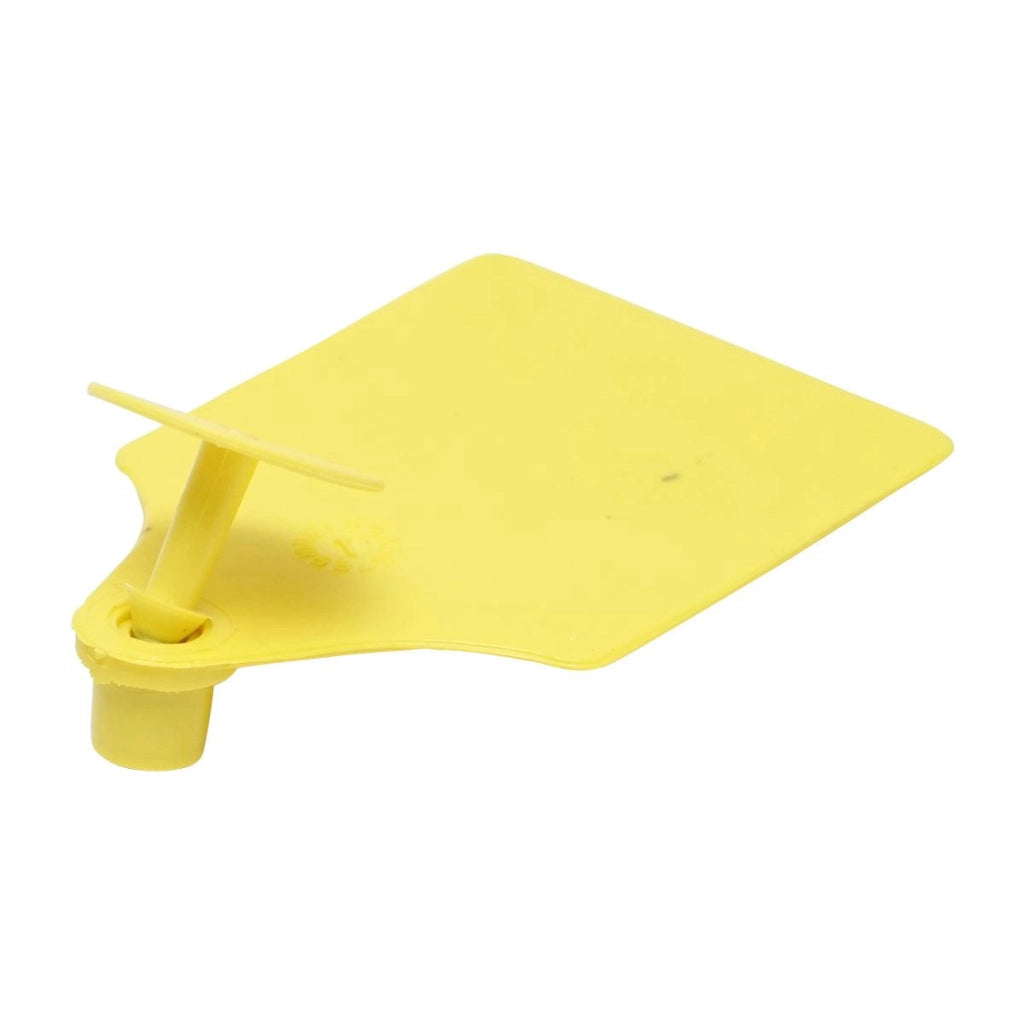 10 Marchi Auricolari Per Bovini Set Marchi Auricolari In Plastica Per Bestiame gialle 64x95mm per mucche Breckner Germany
