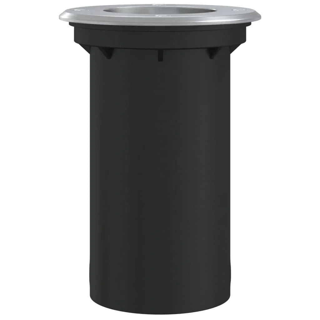 Lampada da terra rotonda per esterni crea un'atmosfera accogliente 10,5 x 14,5 cm in alluminio nero 02_0056639