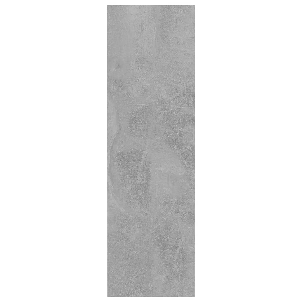 Scarpiera mobiletto portascarpe mobiletto da parete per ingresso/corridoio/soggiorno 80 x 18 x 60 cm truciolato grigio 02_0021920