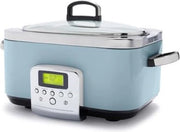 Cottura Lenta elettrica con timer - 6 litri - 5 litri - Cottura Lenta elettrica con timer per 4 persone - Blu Neve 

Modello: 6 5 litri 
Capacità: 6 litri 
Capacità minima: 5 litri 
Potenza: 
Dimensioni: 
Peso: 
Colore: Blu Neve