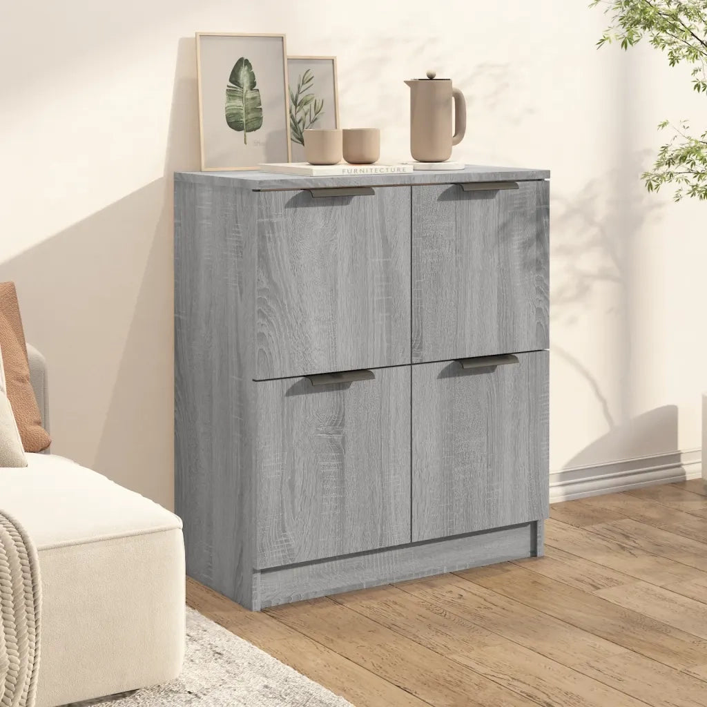 Credenza Grigio Sonoma 60x30x70 cm in Legno Multistrato cod mxl 39626