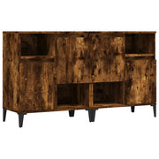 Credenze 2pz | Madia | Buffet da pranzo | Armadio da pranzo Rovere Fumo 60x35x70 cm in Legno Multistrato