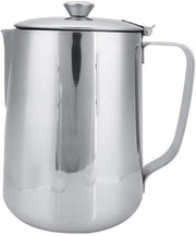 Canna in acciaio inossidabile - Bicchiere da latte 2000 ml - Ideale per la creazione di latte artigianale - Acciaio inossidabile - Caffettiera - Sostenibile e sicuro - Adatto per ogni uso