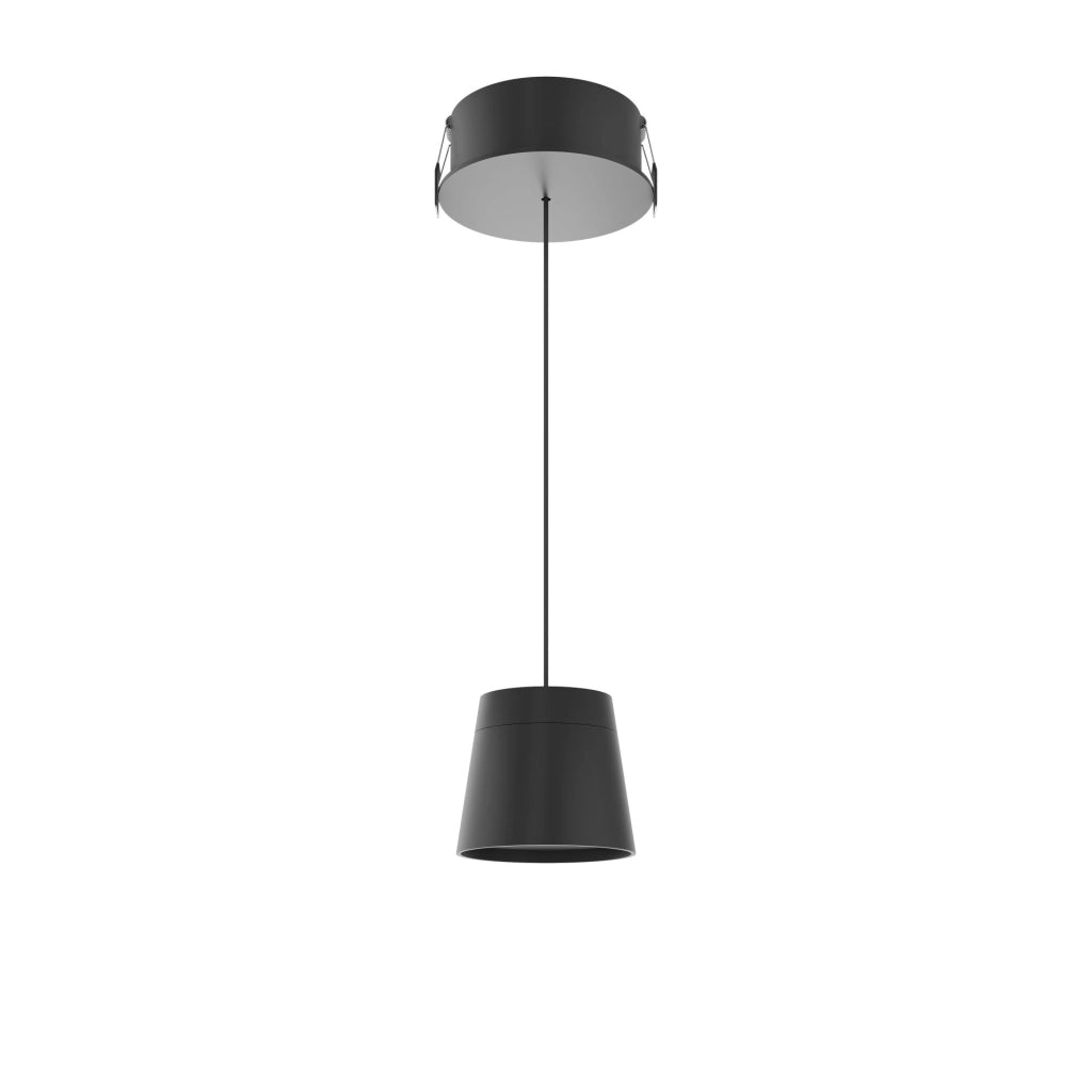 Lievo Lampada a sospensione Space 8 LED 8W 38º Switch 2700K/3200K/4000K Nero Opaco, design modulare per illuminazione d'accento di alta qualità