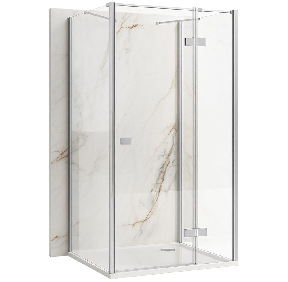 Cabina Doccia Rea Atlas 80x90 Chrome sinistra