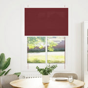 Tenda Plissettata Rosso Bordeaux 95x100 cm Larghezza Tessuto 4015227
