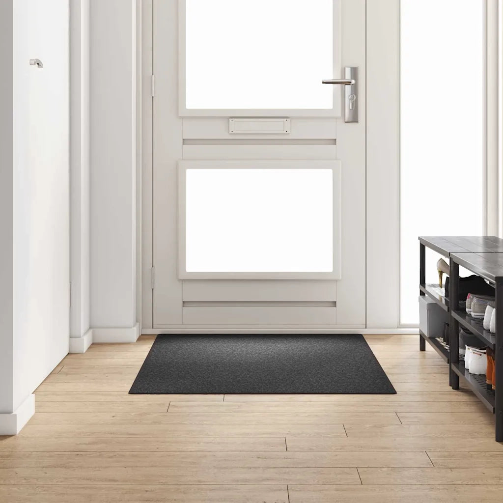 Runner in Moquette | Runner Tappeto Grigio scuro 100 x 150 cm 100% Polipropilene
