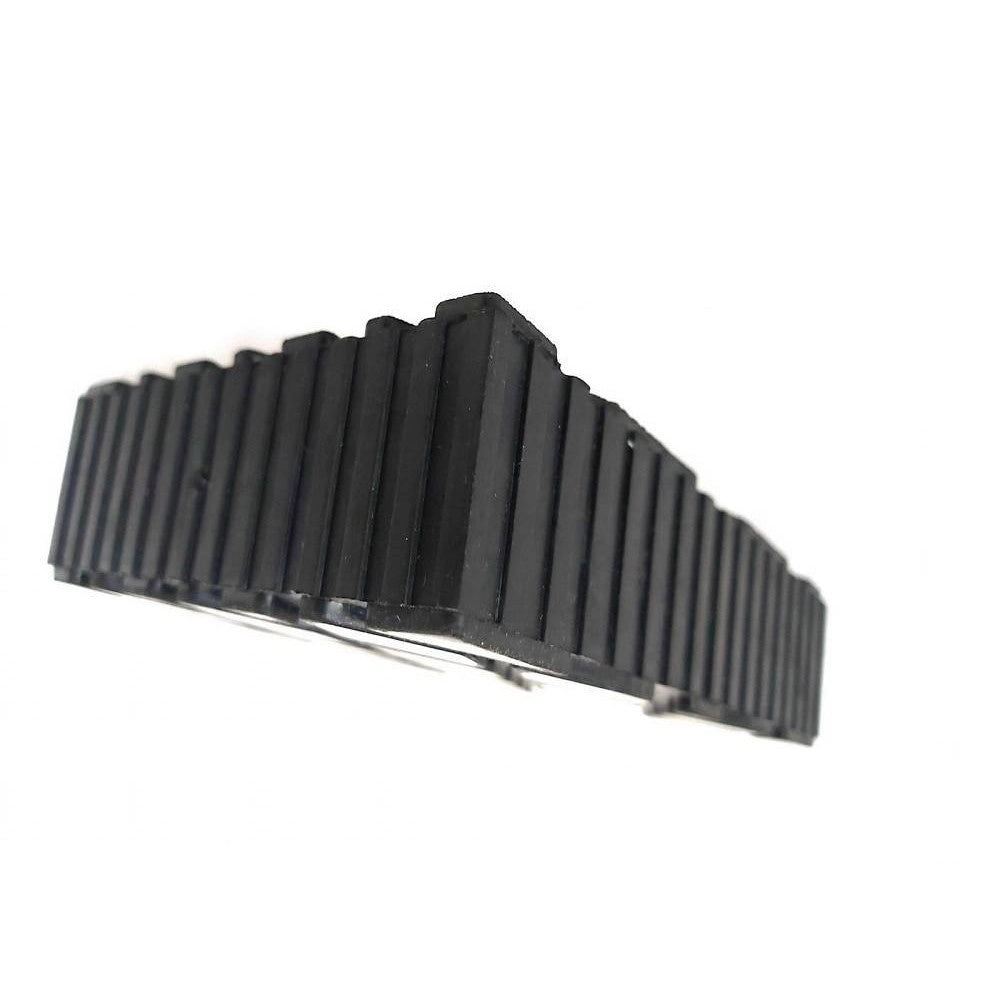 Trade Shop - Set 2 Pezzi Tamponi In Gomma Per Ponti Sollevatori Tampone 16 X 12 X 5 Cm -