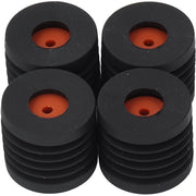 Supporto antivibrazione per 3D printer - Pieghe di gomma antiscivolo - Diametro esterno 29 mm - Altezza 26 mm - Dampenatori di vibrazioni