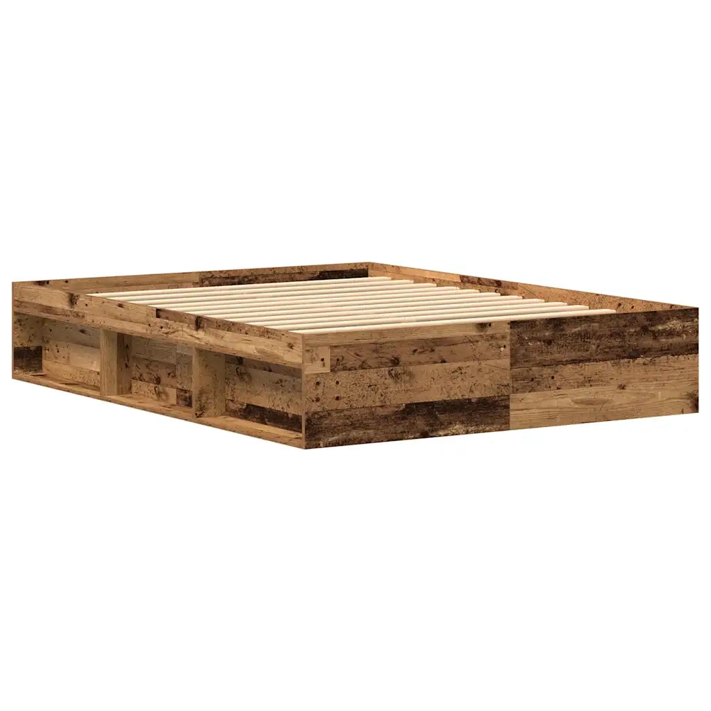 Giroletto senza Materasso Legno Antico 150x200cm in Truciolato