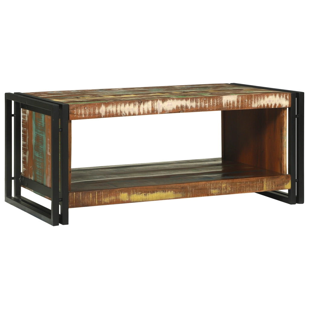 Tavolino da caffÃ¨ 90x50x38 cm Legno Massello Recuperato