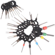 Strumento di disconnessione stekker per 26 pezzi, connessore stekker, strumento di disconnessione per terminali, connessore stekker per disconnessione, strumento di sblocco per stekker a contatto piatto e rotondo