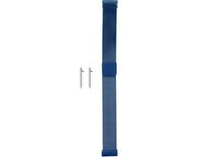 Cinturino orologio a maglia 14 mm con chiusura magnetica, regolabile rapidamente - Blu