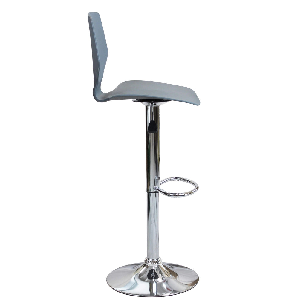 Sgabello Moderno per Sala da Pranzo in Plastica Metallo cm 40x45x78 - FORREST